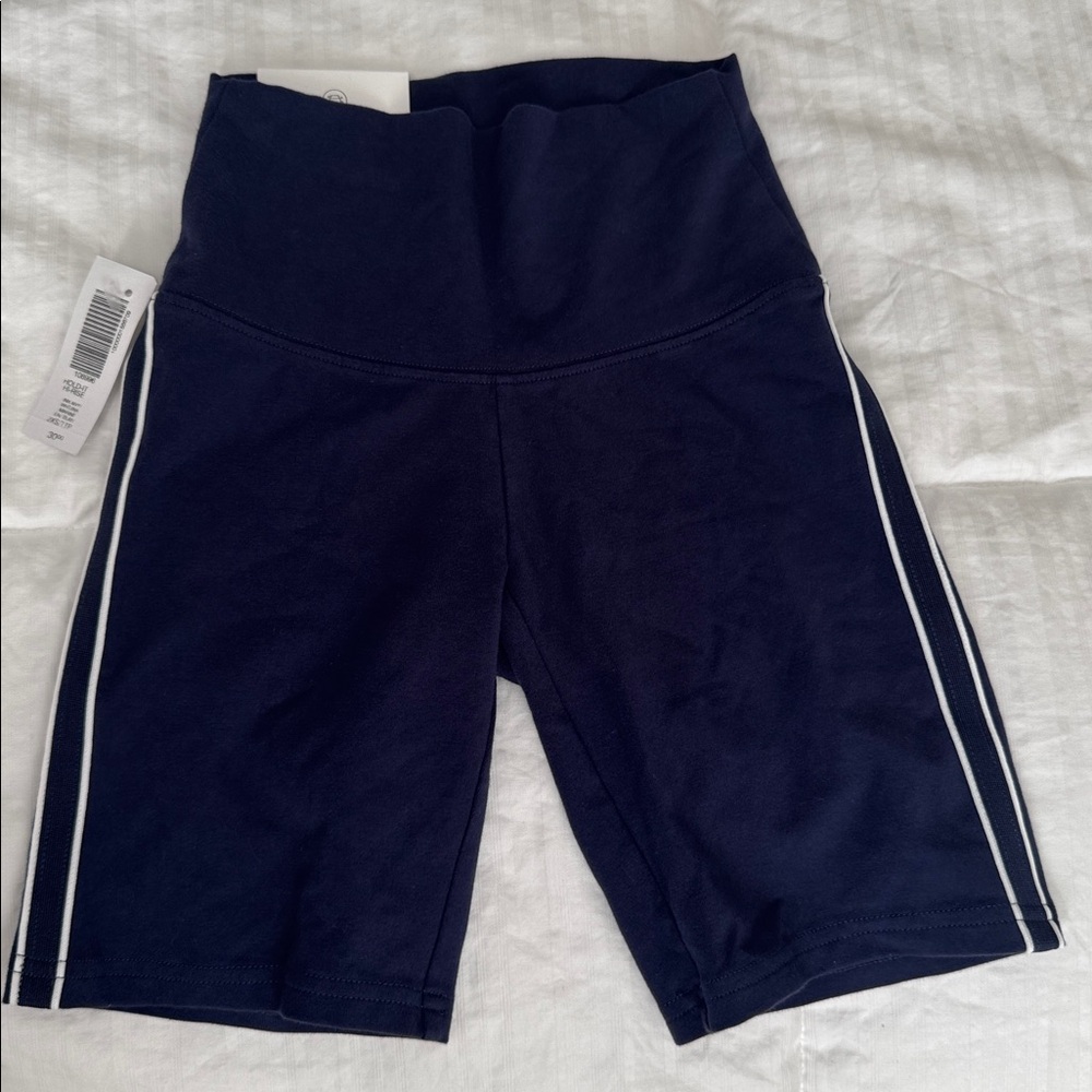 TNA Hi-Rise Navy Blue Shorts new with tags